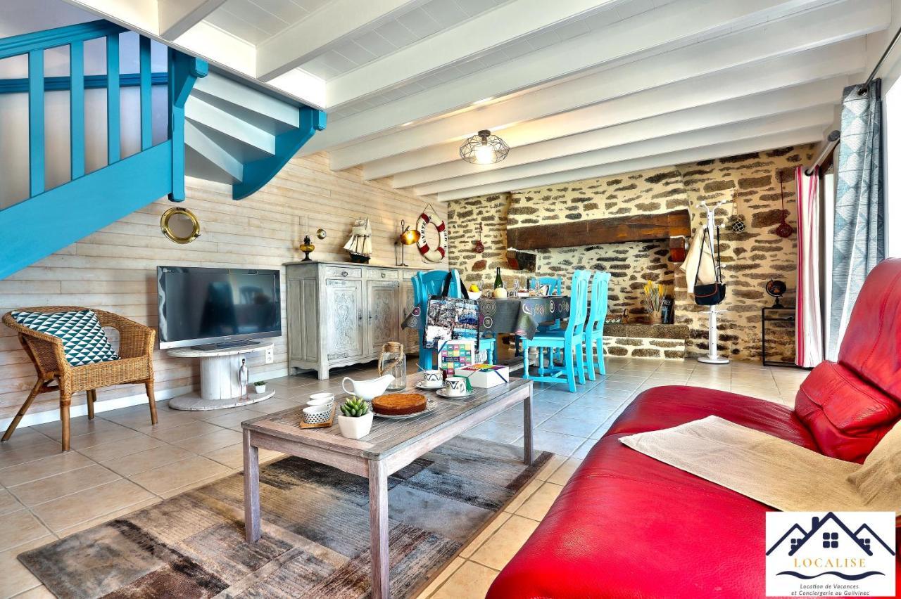 Localise - M3A La Maison Du Pecheur Au Guilvinec - Chambres Vue Mer - A 20M De La Mer Situee A La Pointe De Men Meur - Tout A Pied, Plage, Port, Centre, Commerces, Marche - Wifi Inclus - Linge De Lit Inclus - Jardin Clos - En Option , Menage Et Servi Exterior photo